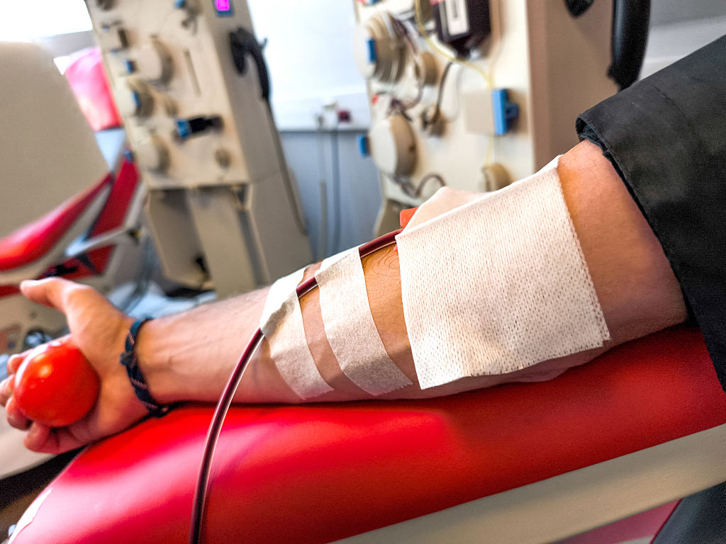 FRANCE-HEALTH-BLOOD DONATION-ILLUSTRATION