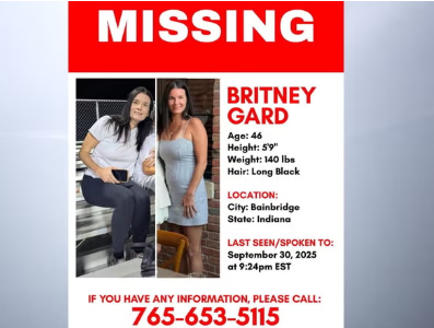 Britney Gard missing, but now found