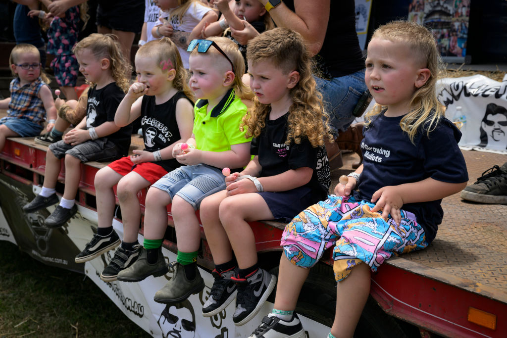Contestants in the junior categories...