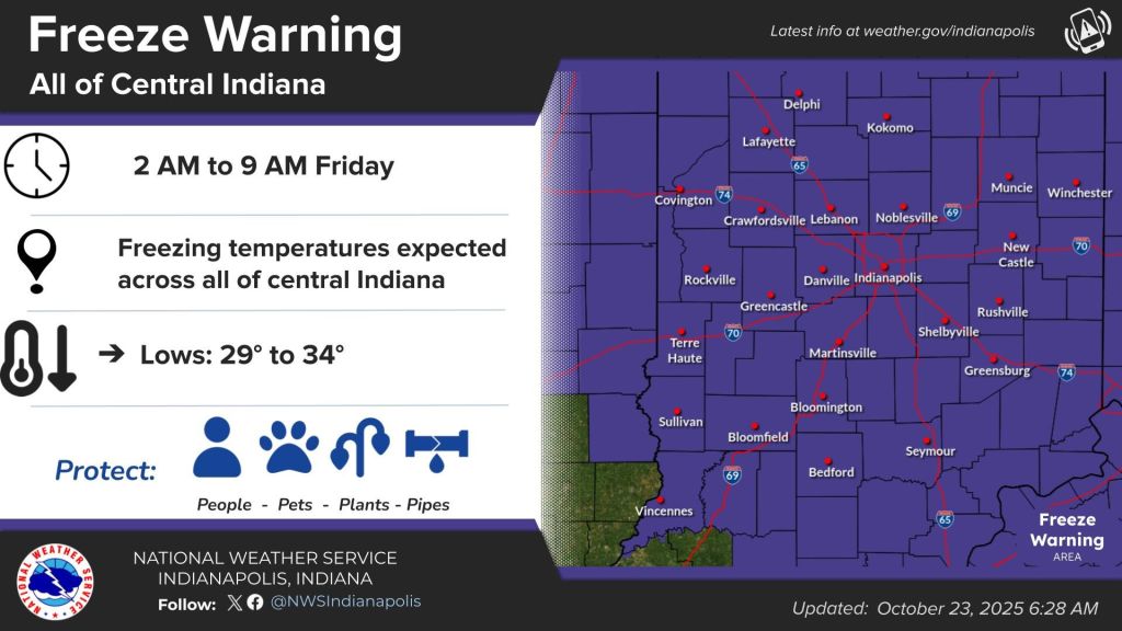 Freeze Warning