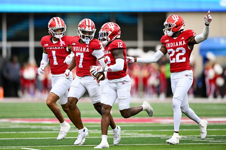 Devan Boykin Celebrating with his teammates after intercepting the UCLA QB
