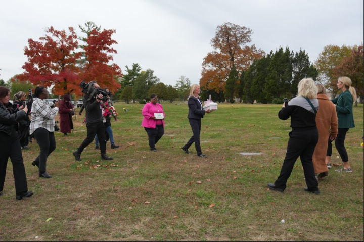 Carrying Haven's Casket