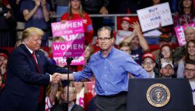 President Trump Holds Campaign Rally In Fort Wayne, Indiana