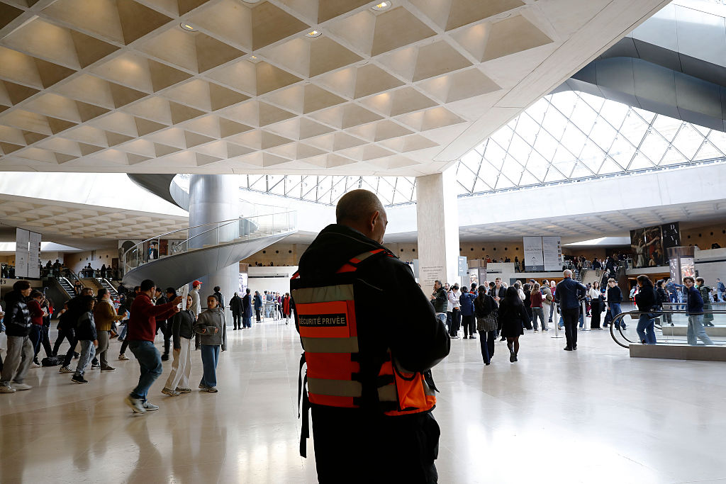 Scenes From The Louvre Museum After Arrests Made In Jewelry Heist Investigation