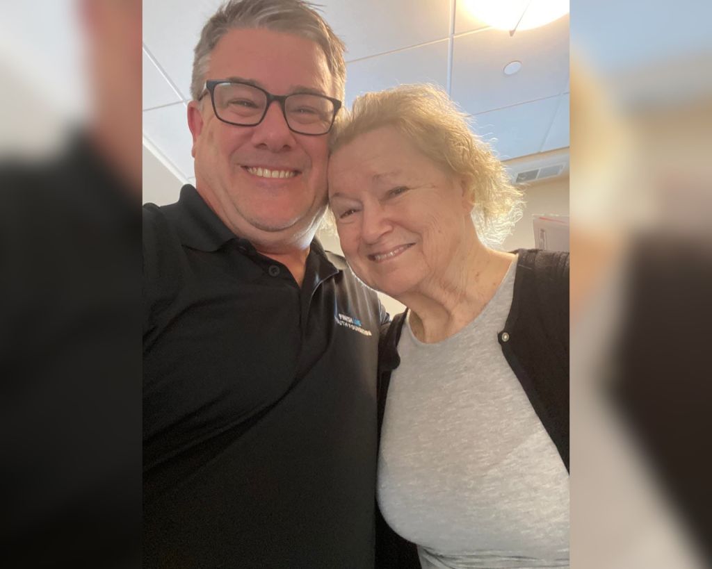 Marty Posch with Mother Karen