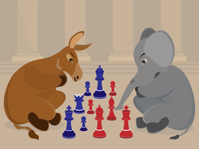 Democrats versus Republicans