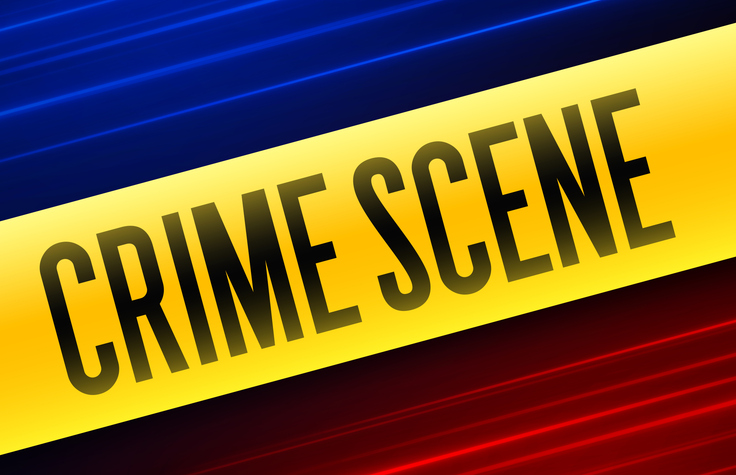 Crime Scene Do Not Cross Yellow Barricade Boundary Tape