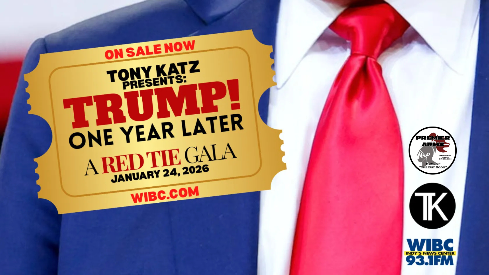 Tony Katz trump one year later gala on hotel in indianapolis