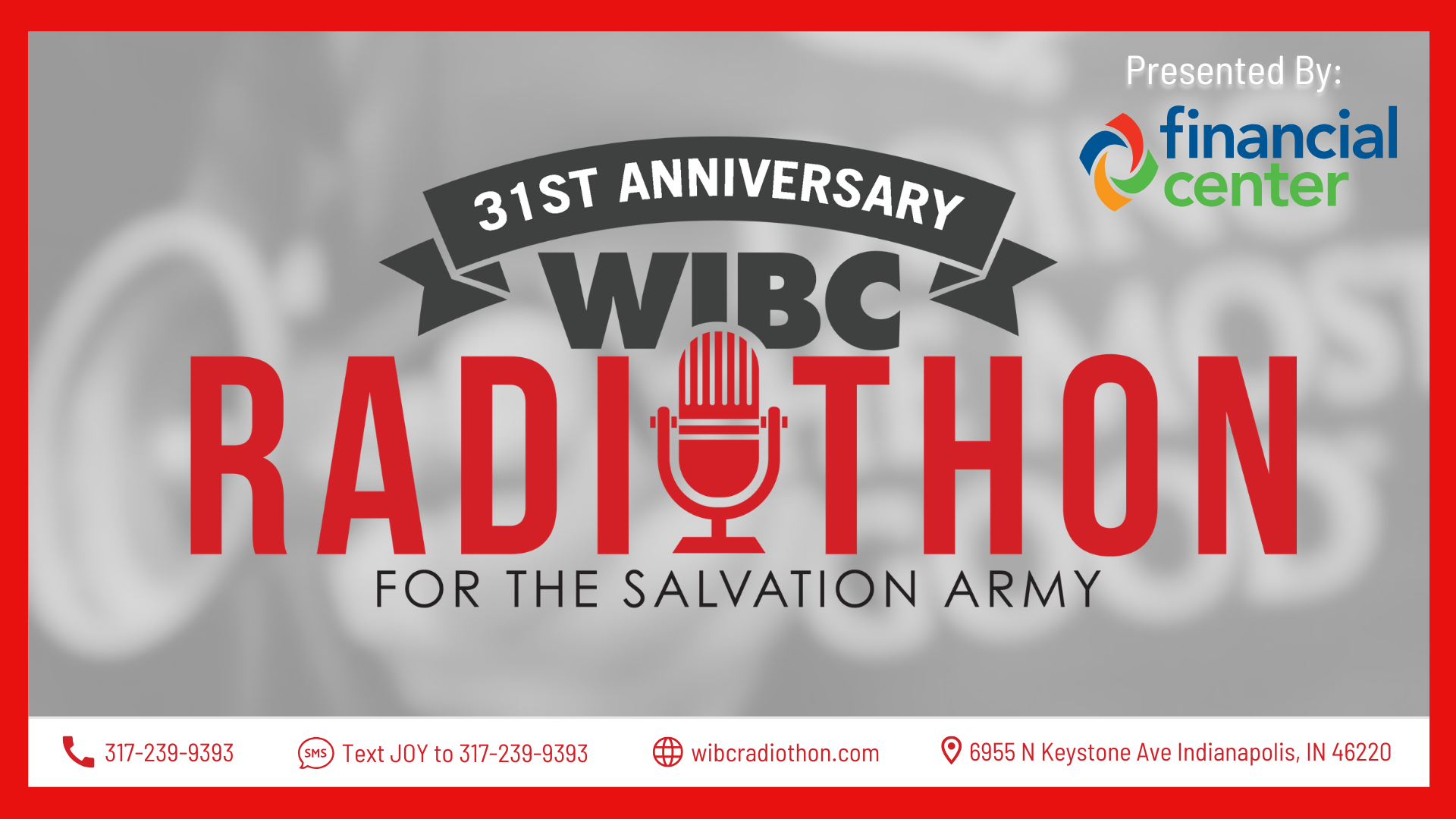 WIBC Radiothon cover image for Salvation Army Indianapolis