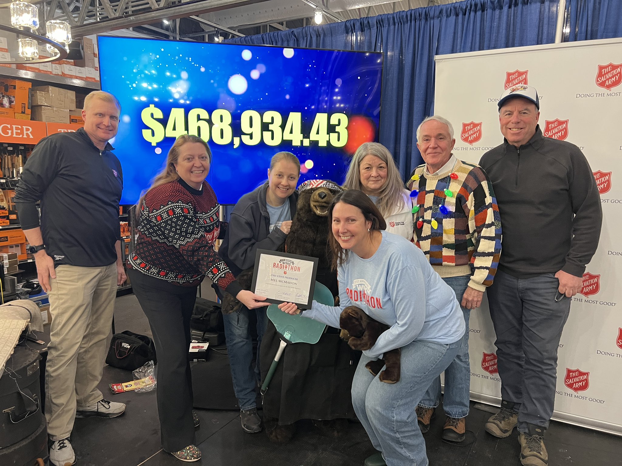 The 31st Anniversary WIBC Radiothon for The Salvation Army Presented Financial Center raised a whooping $468,934.43!