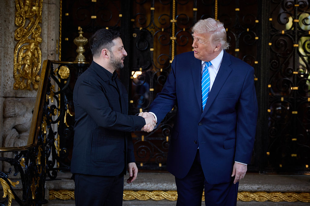 U.S. President Trump - Ukrainian President Zelenskyy meeting in Florida