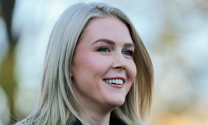 Press Secretary Karoline Leavitt Speaks To Reporters Outside White House