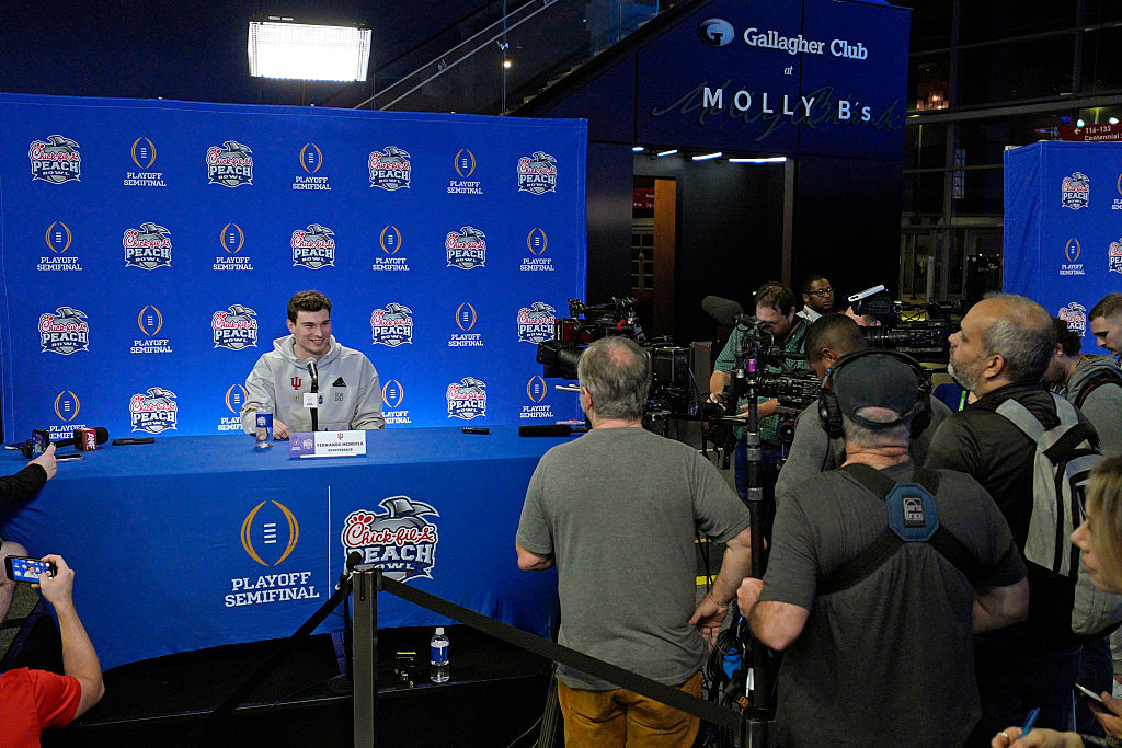 COLLEGE FOOTBALL: JAN 07 Press Conference for the College Football Playoff Semifinal at the Peach Bowl