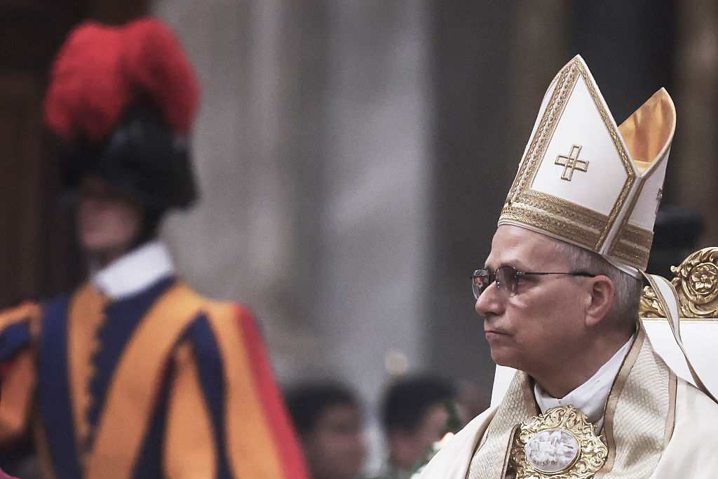 Pope Leo XIV Leads Vespers At St. Paul's Basilica