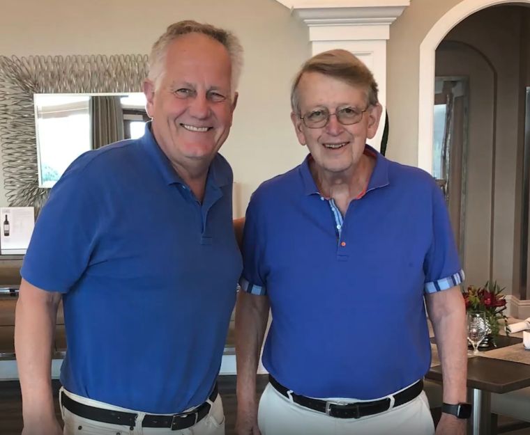 Ken Owen pictured with Robert Bottoms