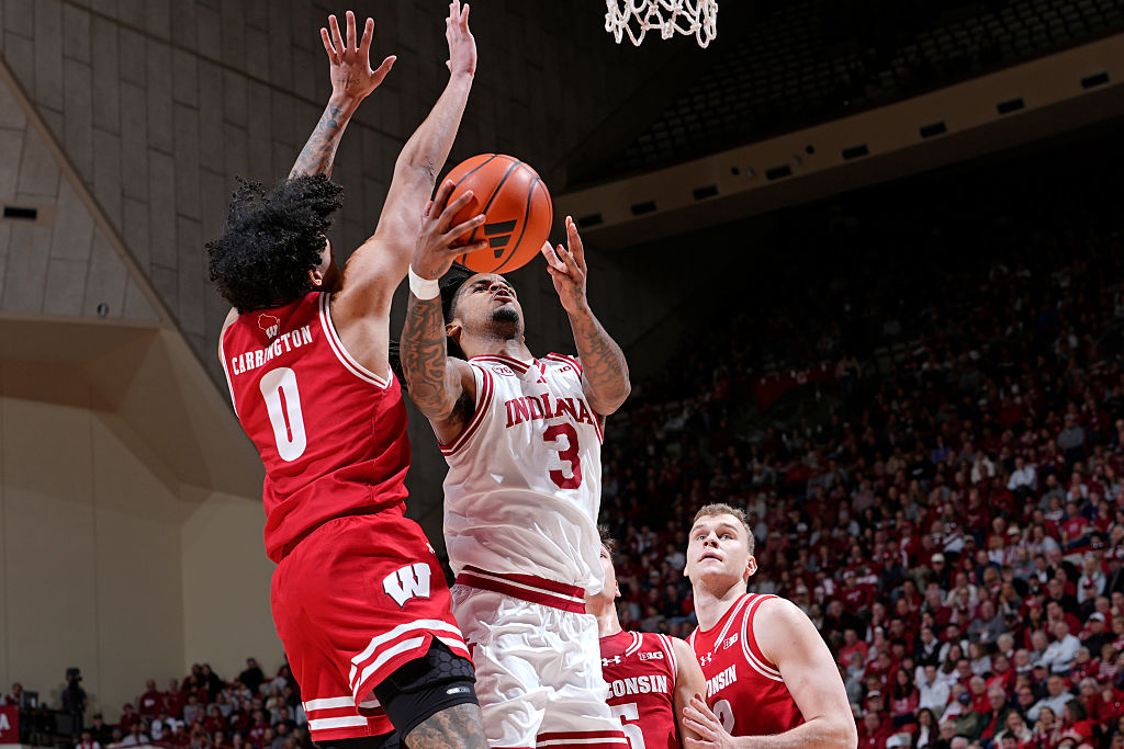 COLLEGE BASKETBALL: FEB 07 Wisconsin at Indiana