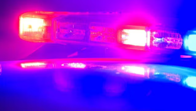 Blurred Police Lights