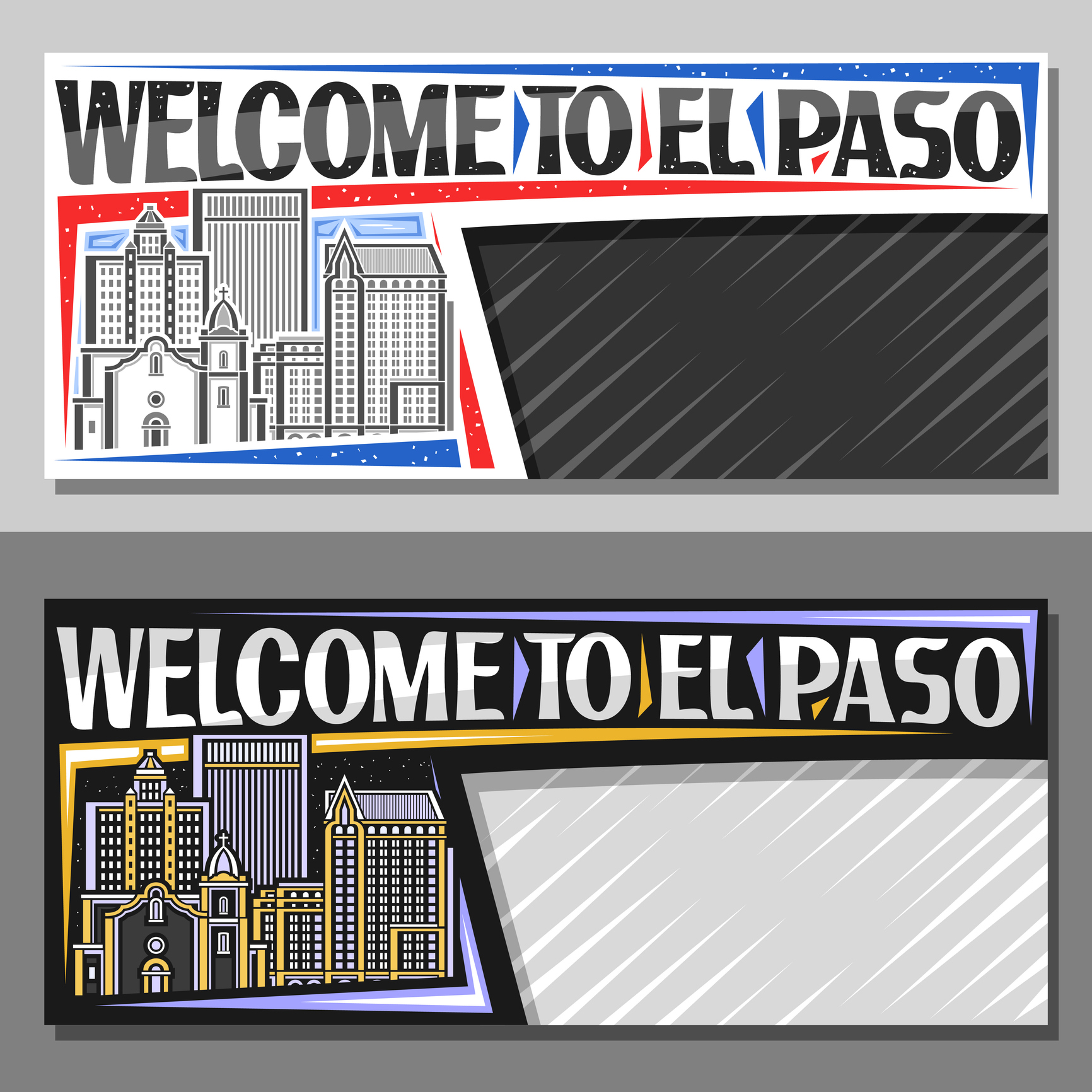 Vector layout for El Paso