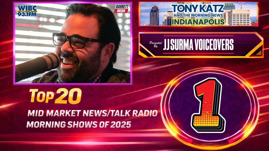 Tony Katz Wins Barrett Media’s Top Mid-Market News/Talk Radio Morning Show of 2025