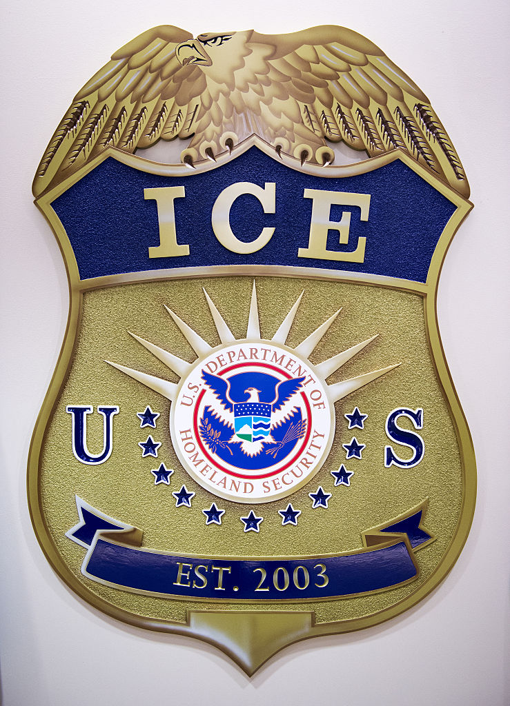 US-IMMIGRATION-ICE-BADGE