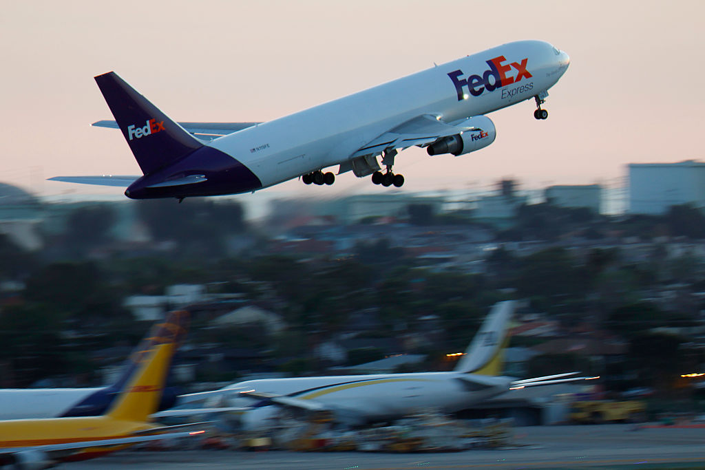 FedEx Airlines At Los Angeles International Airport