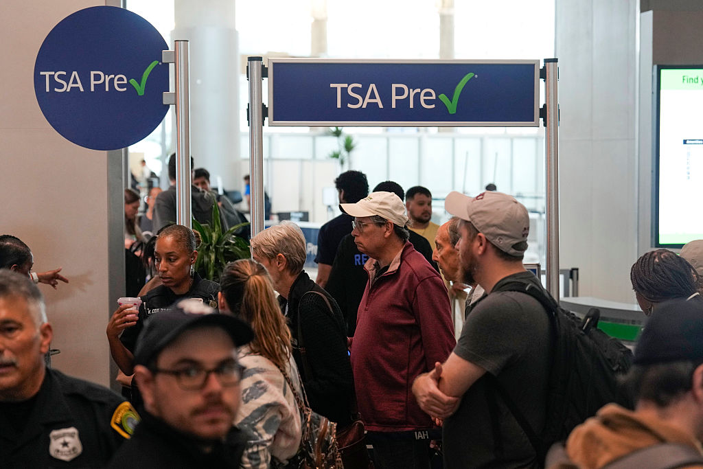 Hobby Airport TSA line