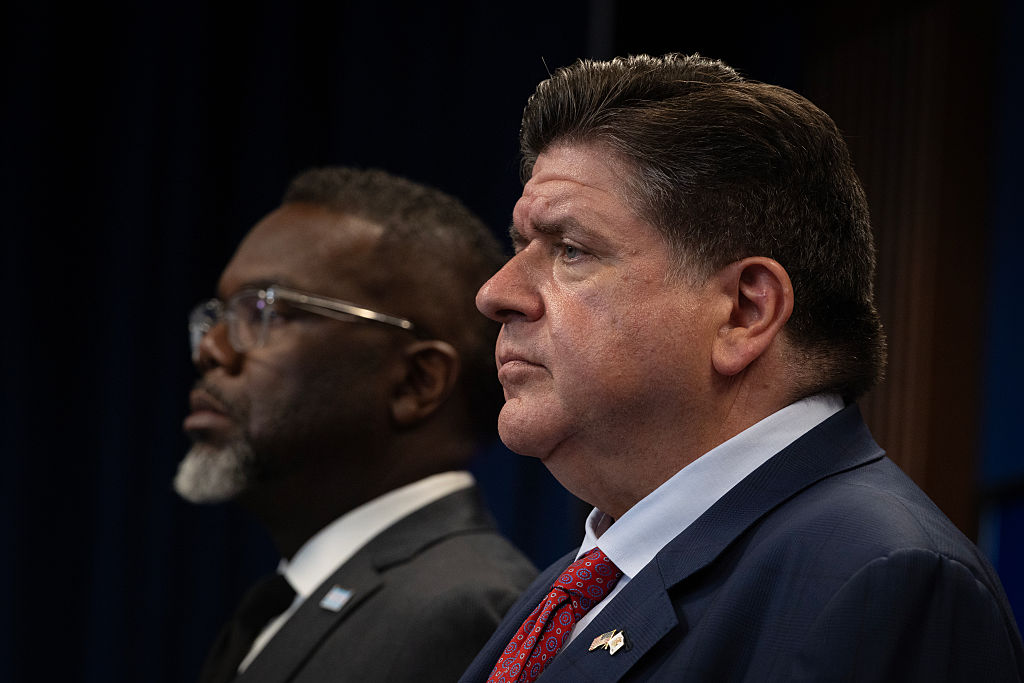 Chicago Mayor Johnson And IL Governor Pritzker Address Reports Of Federal Deployments To The Chicago
