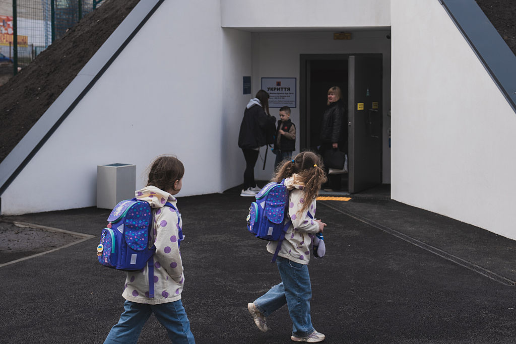 Children Start Going To Underground School In Balakliia, Kharkiv Oblast