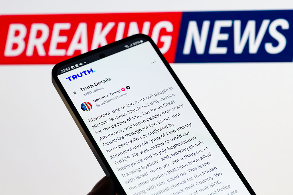 Khamenei Killed - Donald Trump - Photo Illustration