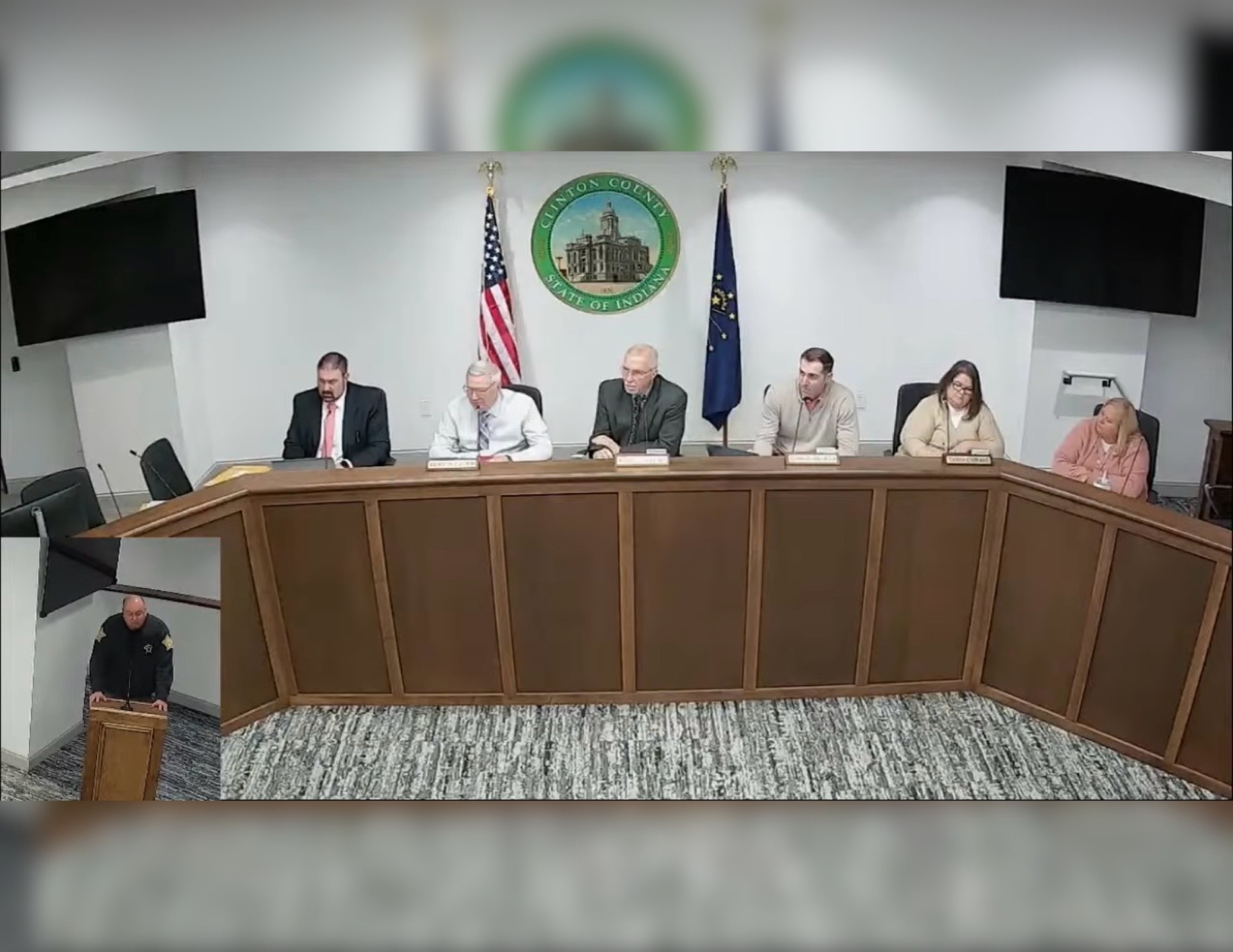 Clinton County Commissioner Meeting