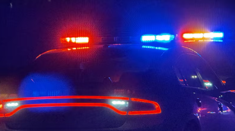 Red and Blue Police Lights
