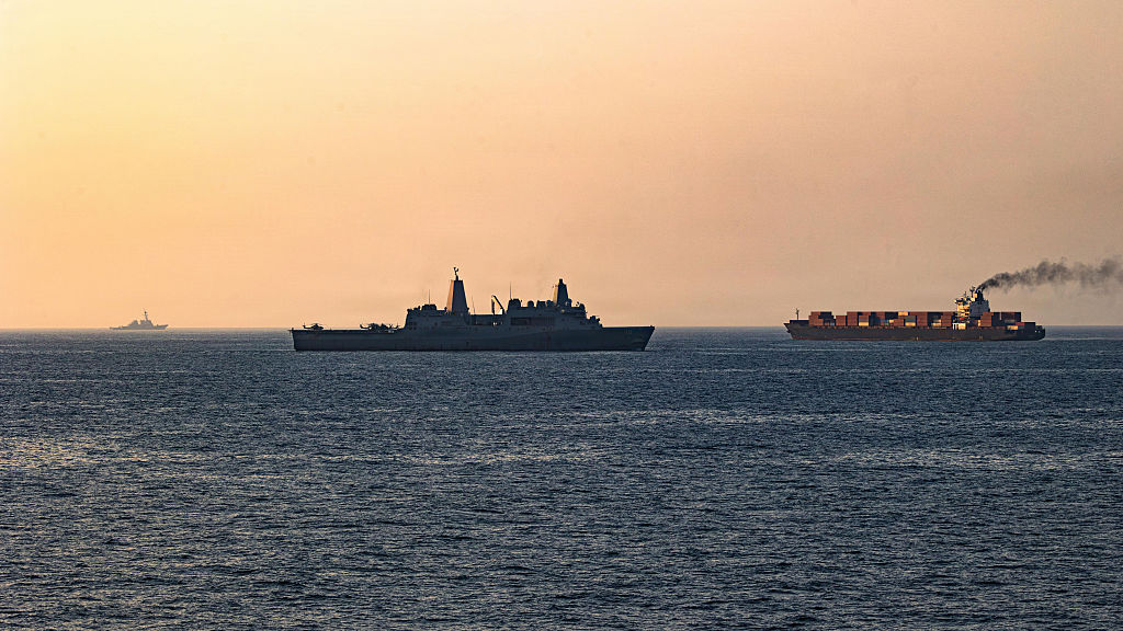 U.S. Conducts Blockade Operations Near Strait Of Hormuz