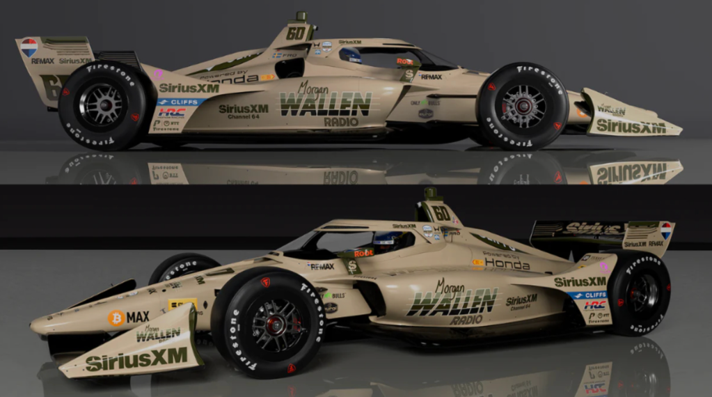 Morgan Wallen Indy Car for Sonsio Grand Prix Weekend