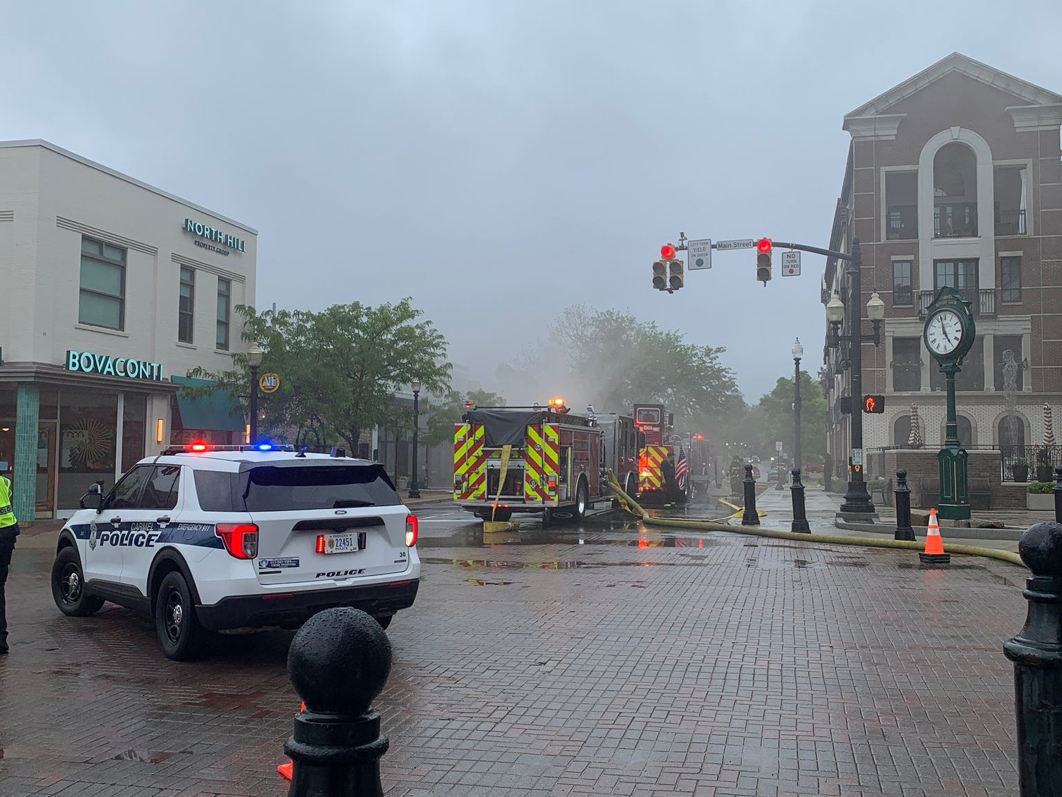 Carmel downtown fire