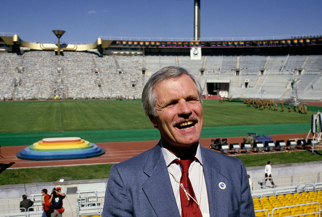 Ted Turner At Goodwill Games