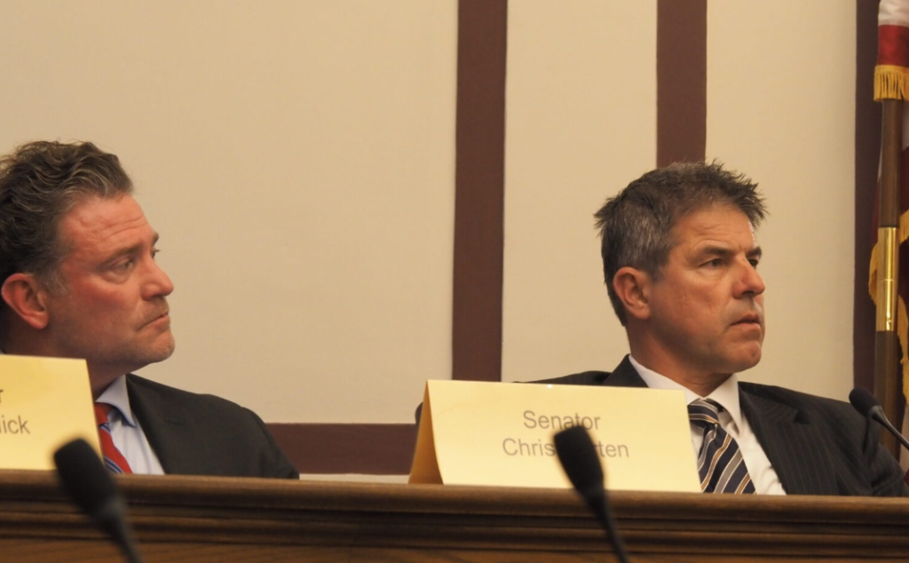 Chris Garten and Rod Bray Legislative Council Meeting