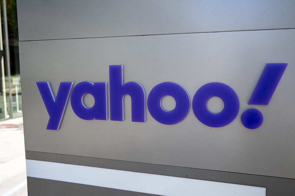 Yahoo Logo Signage