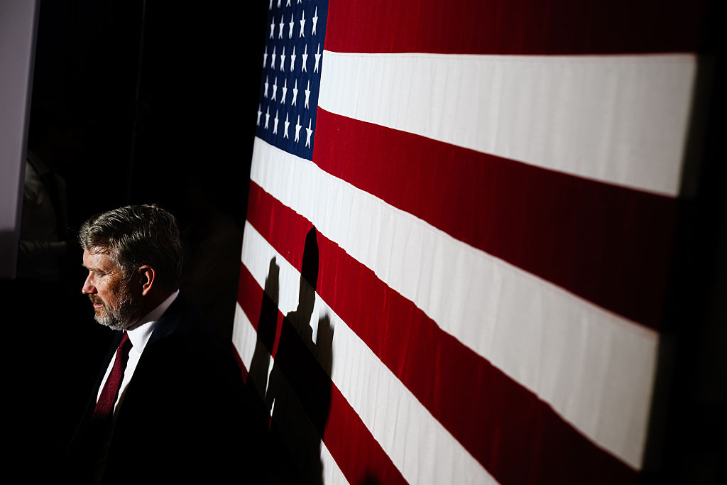 Rep. Thomas Massie Holds Primary Election Night Event In Hebron, Kentucky