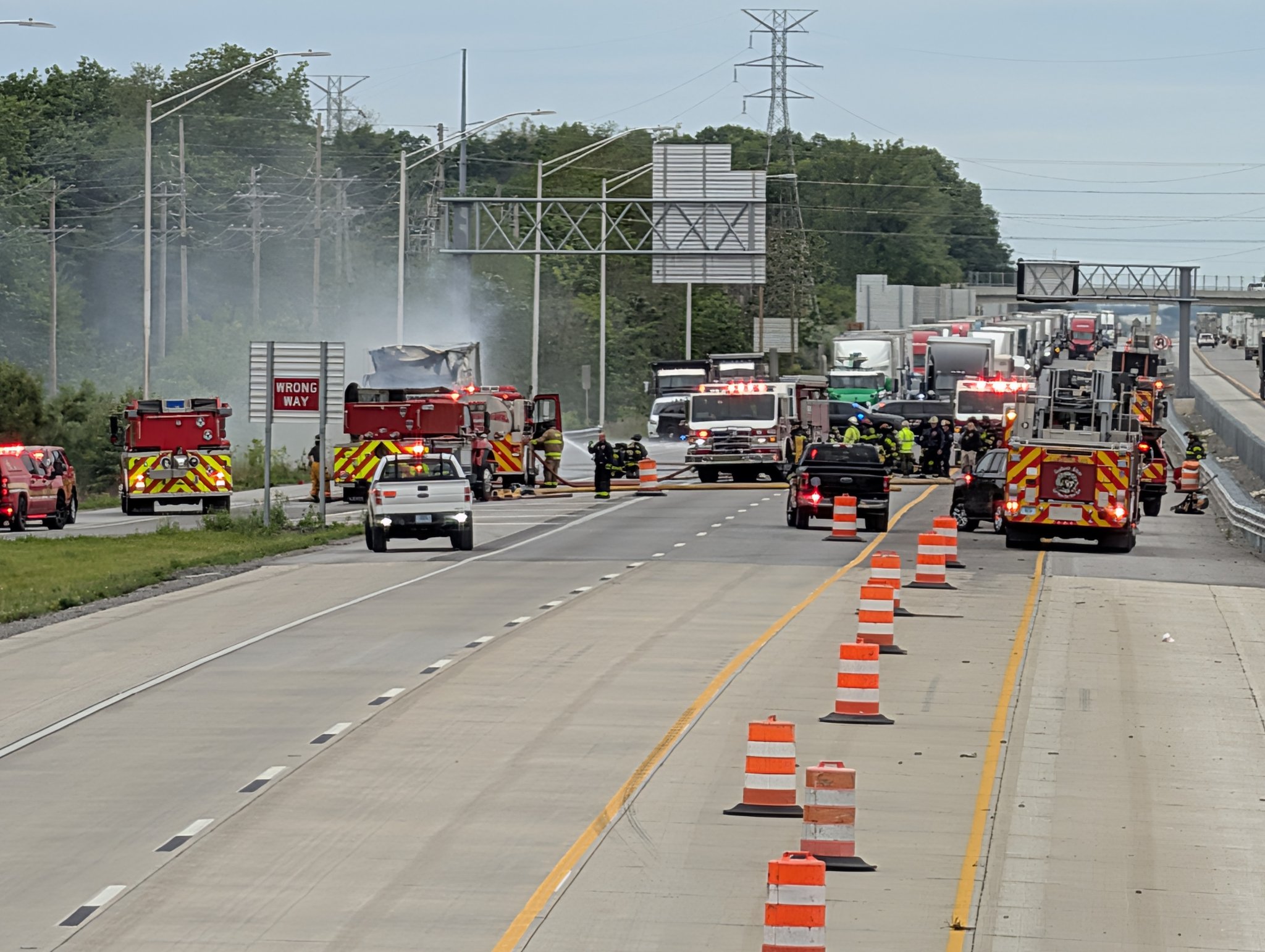 I-70 Semi-Truck Fire