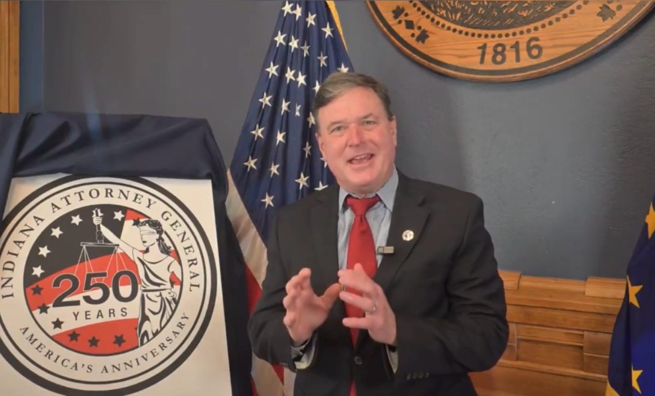 Attorney General Todd Rokita New Logo