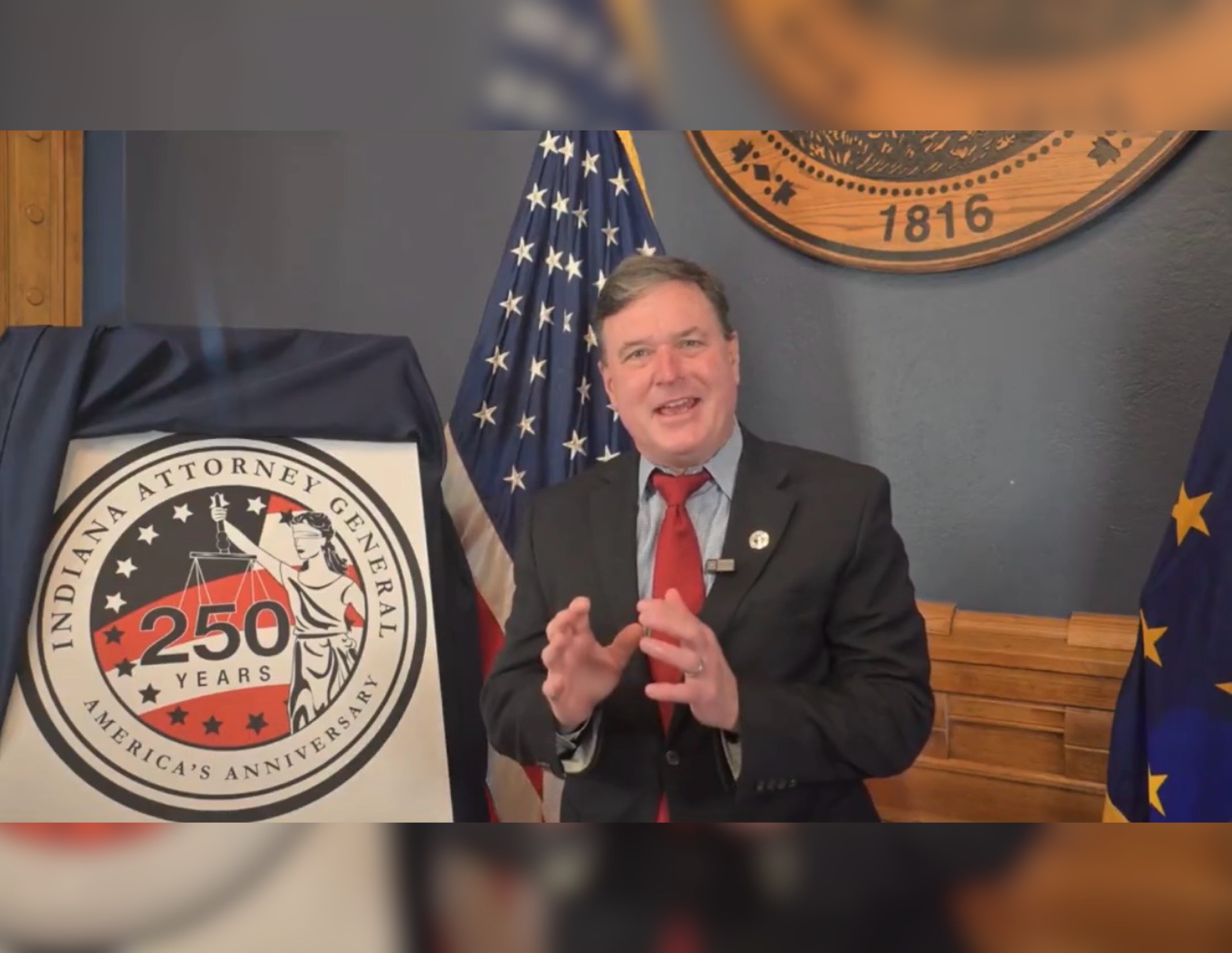 Attorney General Todd Rokita New Logo