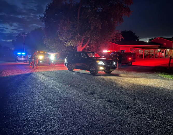 Scene of an Anhydrous Ammonia Leak