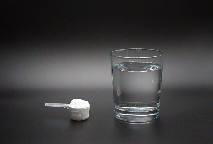 The process of preparing a creatine dietary supplement solution
