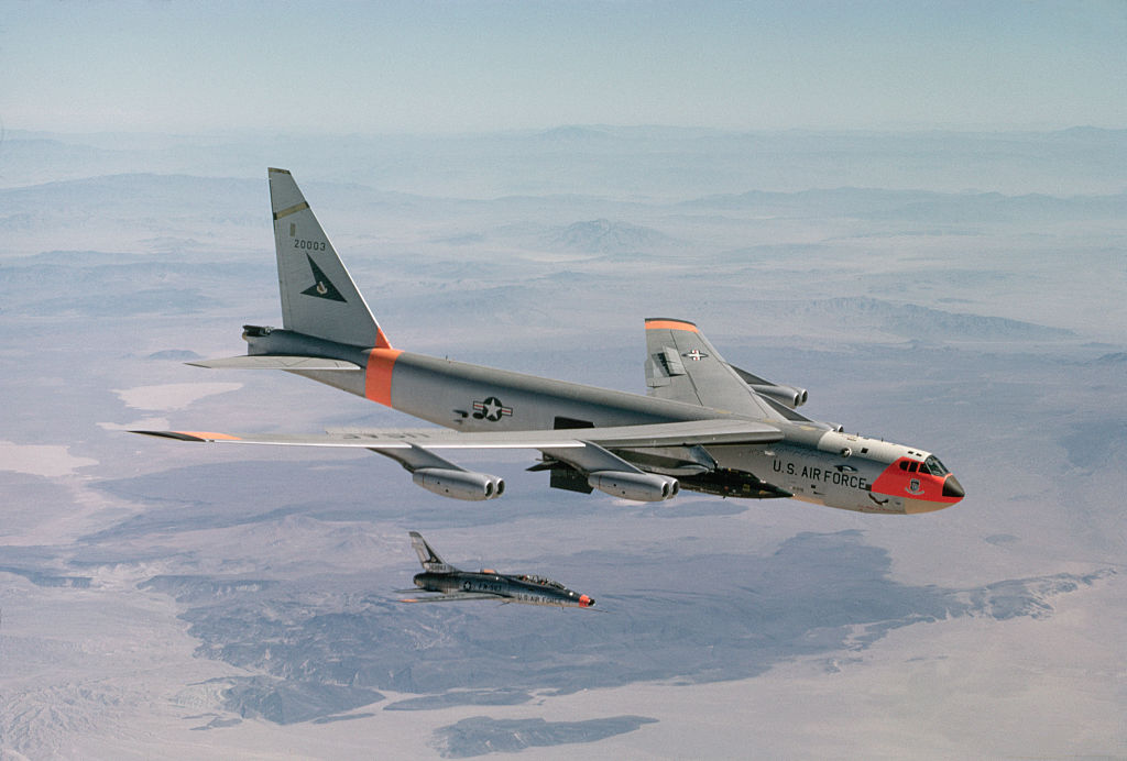B-52 Dropping Rocket Plane