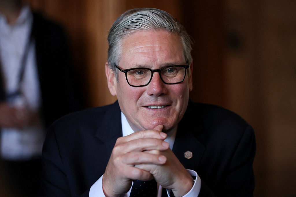 British Prime Minister Keir Starmer Attends G7 In Evian, France