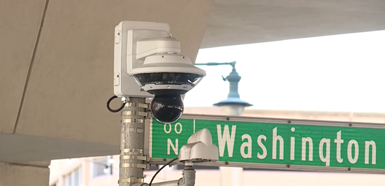 Third Public Safety Camera Added on Washington Street in Downtown Indy
