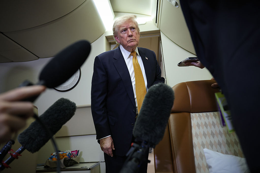 President Trump Returns From NATO Summit In Turkey
