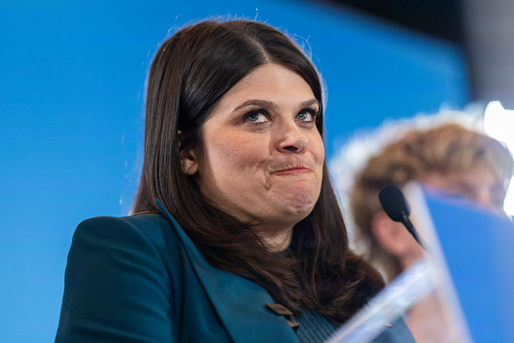 Michigan Democratic Senate Candidate Haley Stevens Holds Primary Night Event In Detroit