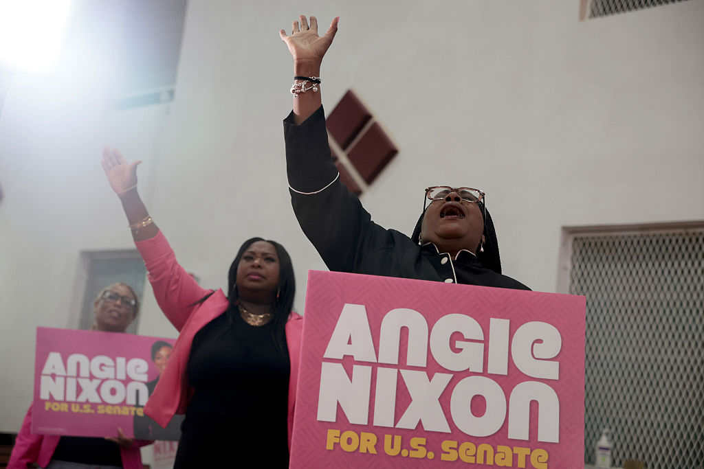 Florida Senate Candidate Angie Nixon Rallies Supporters On Eve Of Primary Election